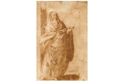 Lot 57 - SIENESE SCHOOL (LATE 16TH CENTURY) Study of a...