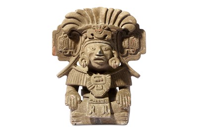 Lot 214 - A TEOTIHUACAN STYLE TERRACOTTA INCENSARIO ...