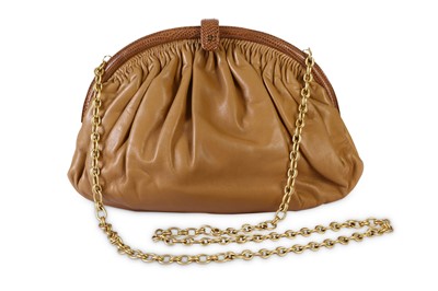 Lot 400 - Chanel Caramel Leather Ruched Bag, 1980s, soft...