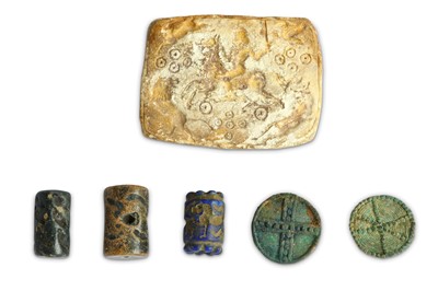 Lot 84 - A GROUP OF MISCELLANEOUS OBJECTS Including two...