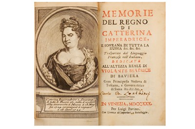 Lot 120 - Italian Histories.- Rousset de Missy (Jean) &...