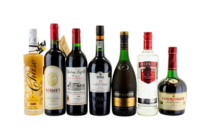 Lot 452 - Mixed Lot of Spirits and Wine comprising of 8...