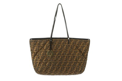 Lot 488 - Fendi Zucca Quilted Tote, quilted brown Zucca...