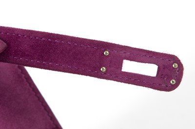 Lot 347 - Hermes Ultraviolet Doblis Kelly Pochette,...