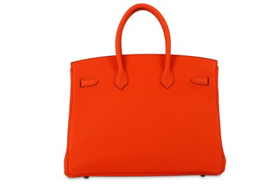 Lot 387 - Hermes Capucine Clemence Taurillon Birkin 35,...