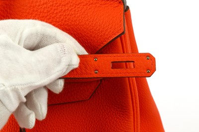 Lot 387 - Hermes Capucine Clemence Taurillon Birkin 35,...