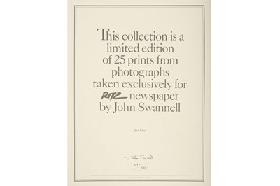 Lot 249 - John Swannell b.1946 THE FASHION COLLECTION, c....