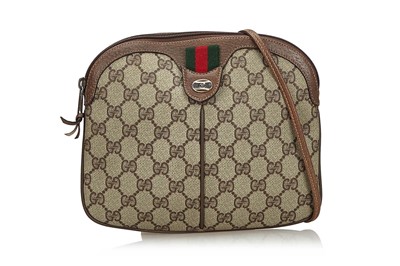 Lot 492 - † Gucci Vintage Supreme Web Crossbody Bag,...