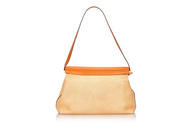 Lot 551 - † Hermes Orange Yeo Convertible Shoulder Bag,...