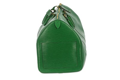 Lot 122 - Louis Vuitton Green Epi Keepall 55