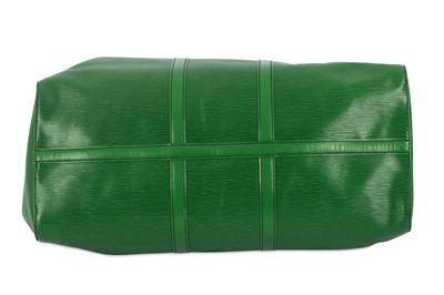 Lot 122 - Louis Vuitton Green Epi Keepall 55
