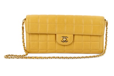 Lot 537 - Chanel Tan East West Flap Bag, c. 2002-03,...