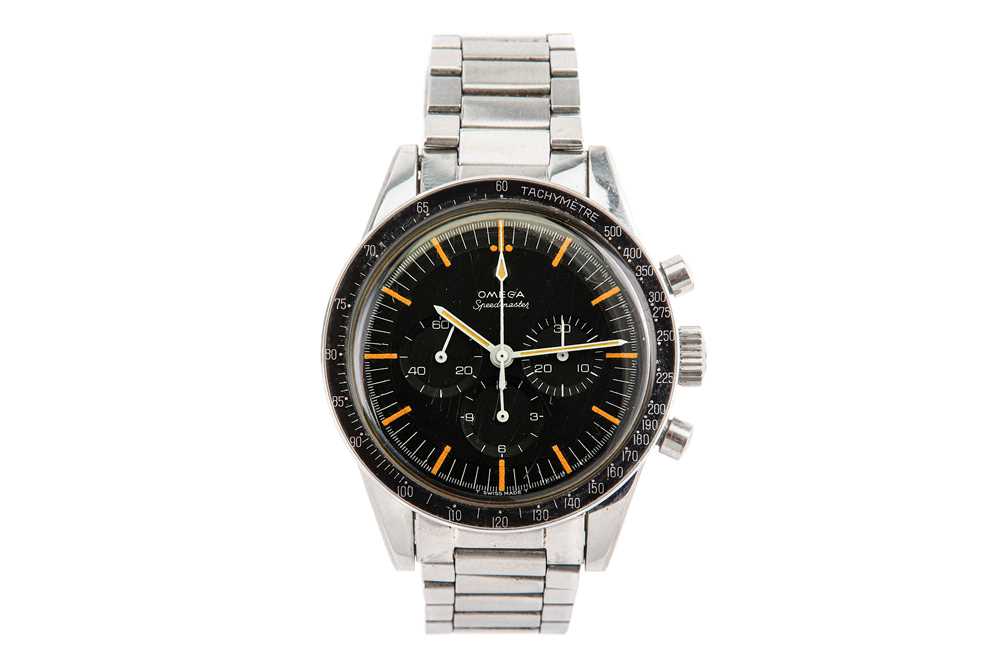 Lot 350 - OMEGA. A VERY FINE AND RARE MEN'S MANUAL...