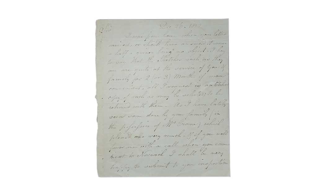 Lot 320 - Sillett (James) Autograph letter signed ('J....