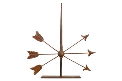 Lot 292 - AN EARLY 19TH CENTURY IRON WEATHER VANE...