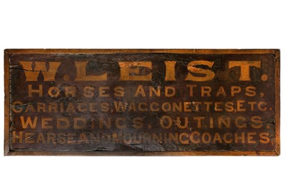 Lot 285 - AN EARLY 19TH CENTURY PAINTED WOOD COACHING...