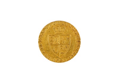 Lot 587 - A George III 1790 gold spade half guinea, 5th...