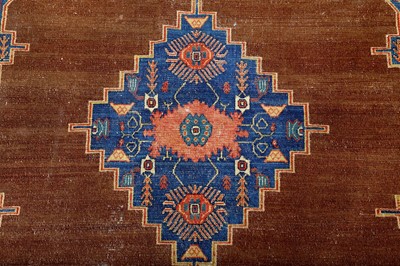 Lot 19 - AN ANTIQUE SENNEH RUG, WEST PERSIA approx: 6ft....