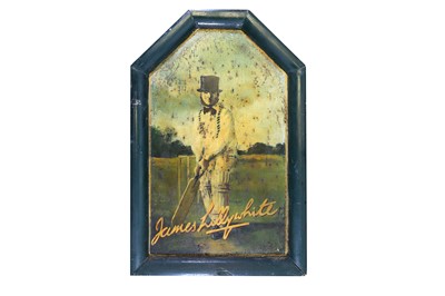 Lot 227 - Cricket.- Anon., James Lillywhite, oil on...
