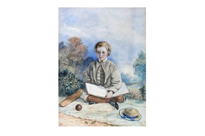 Lot 227 - Cricket.- Anon., James Lillywhite, oil on...