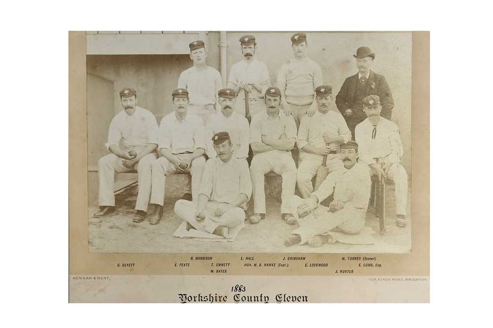 Lot 243 - Yorkshire Cricket.- Team photographs,...