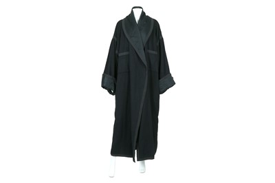 Lot 461 - Chanel Black Kimono Style Coat - Free Size