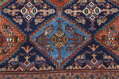 Lot 42 - AN ANTIQUE AFSHAR RUG, SOUTH-WEST PERSIA...