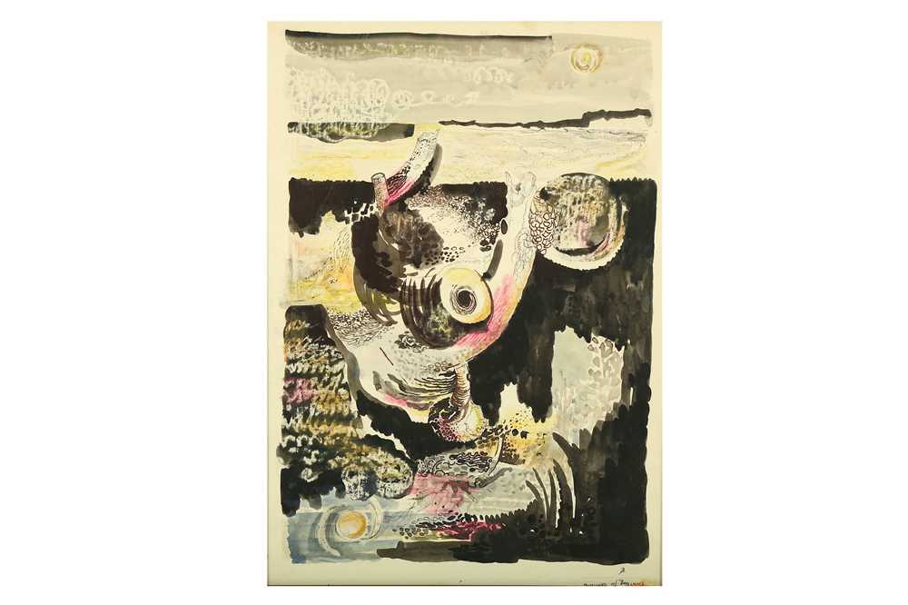 Lot 99 - JOHN BOLAM (B. 1922) Awareness of beginning...