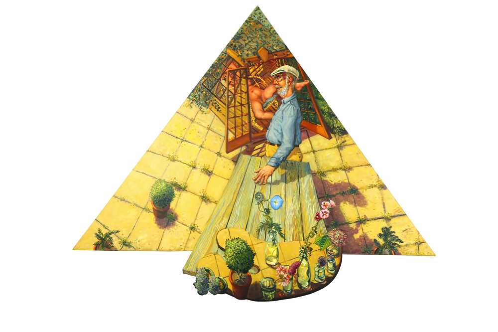 Lot 117 - ANTHONY GREEN, R.A. (B. 1939) A Gardener's...
