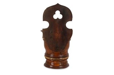 Lot 308 - A 19TH CENTURY SCOTTISH FRUITWOOD BISCUIT...