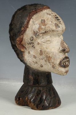 Lot 157 - African tribal headdress bust, Ibo tribe...