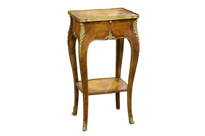 Lot 139 - A LATE 19TH CENTURY FRENCH KINGWOOD, OLIVEWOOD...