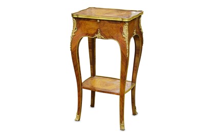 Lot 139 - A LATE 19TH CENTURY FRENCH KINGWOOD, OLIVEWOOD...