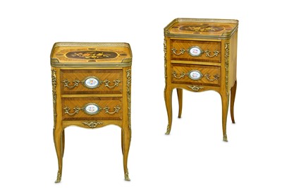 Lot 191 - A PAIR OF LATE 19TH CENTURY FRENCH KINGWOOD,...