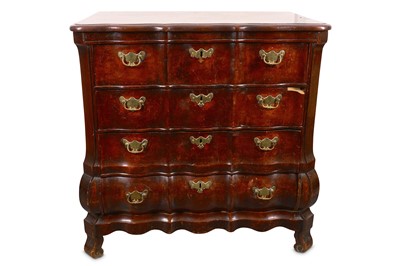 Lot 343 - An early 19th Century Dutch simulated rosewood...