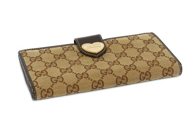 Lot 212 - Gucci Brown Monogram Canvas Wallet