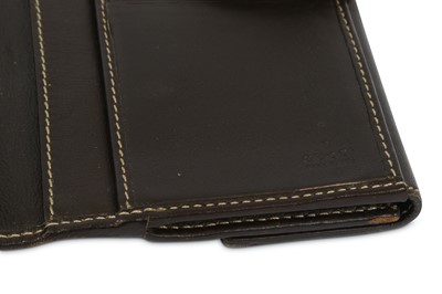 Lot 212 - Gucci Brown Monogram Canvas Wallet