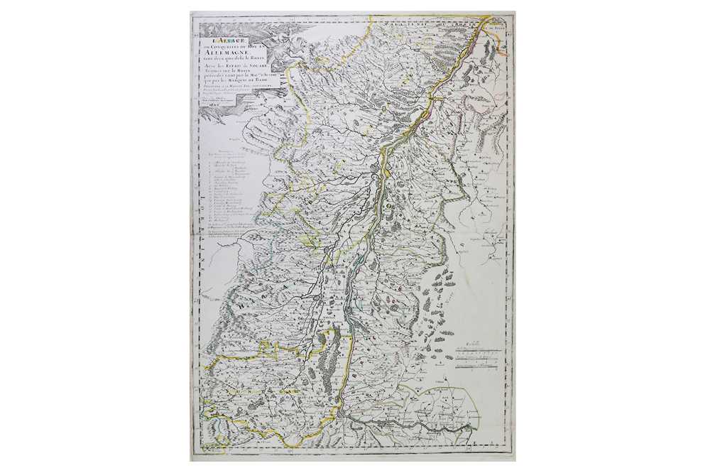 Lot 168 - Europe & France.- Sanson (Guillame) L’ Alsace...