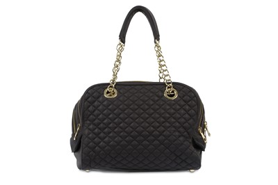 Lot 399 - D&G Navy Nylon Quilted Shoulder Bag