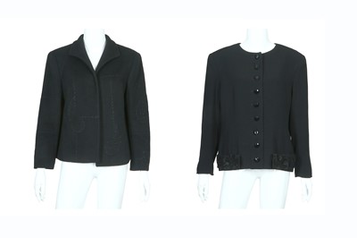 Lot 459 - Two Valentino Black Jackets - size 46