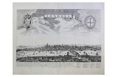 Lot 191 - Londres [panorama], engraving, on laid paper...