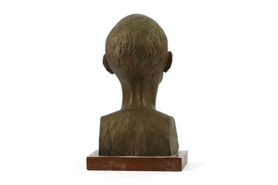 Lot 102 - A first half 20th Century bronze bust of a...