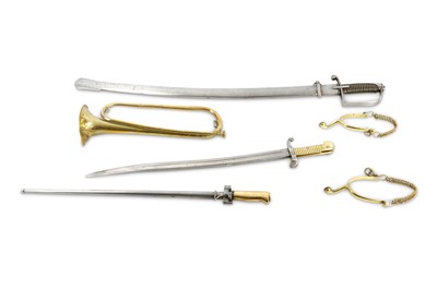 Lot 435 - A French Chassepot Yataghan sword bayonet,...