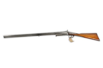 Lot 424 - A late 19th Century French sidelever hammergun,...