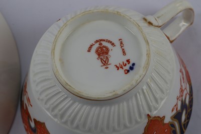 Lot 119 - A Royal Crown Derby Imari pattern part tea set,...
