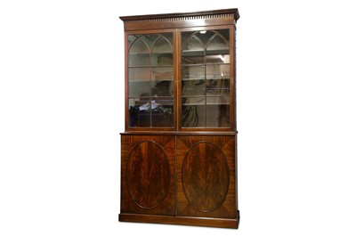 Lot 21 - A GEORGE III MAHOGANY COLLECTOR'S CABINET,...