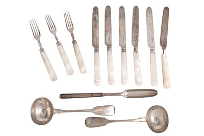 Lot 93 - A mixed group of sterling silver flatware...