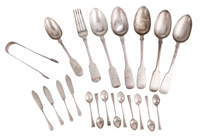 Lot 94 - A mixed group of sterling silver flatware...