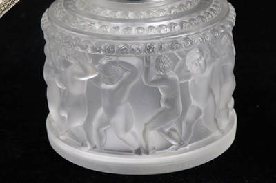 Lot 479 - A Lalique glass Enfants pattern atomiser and...