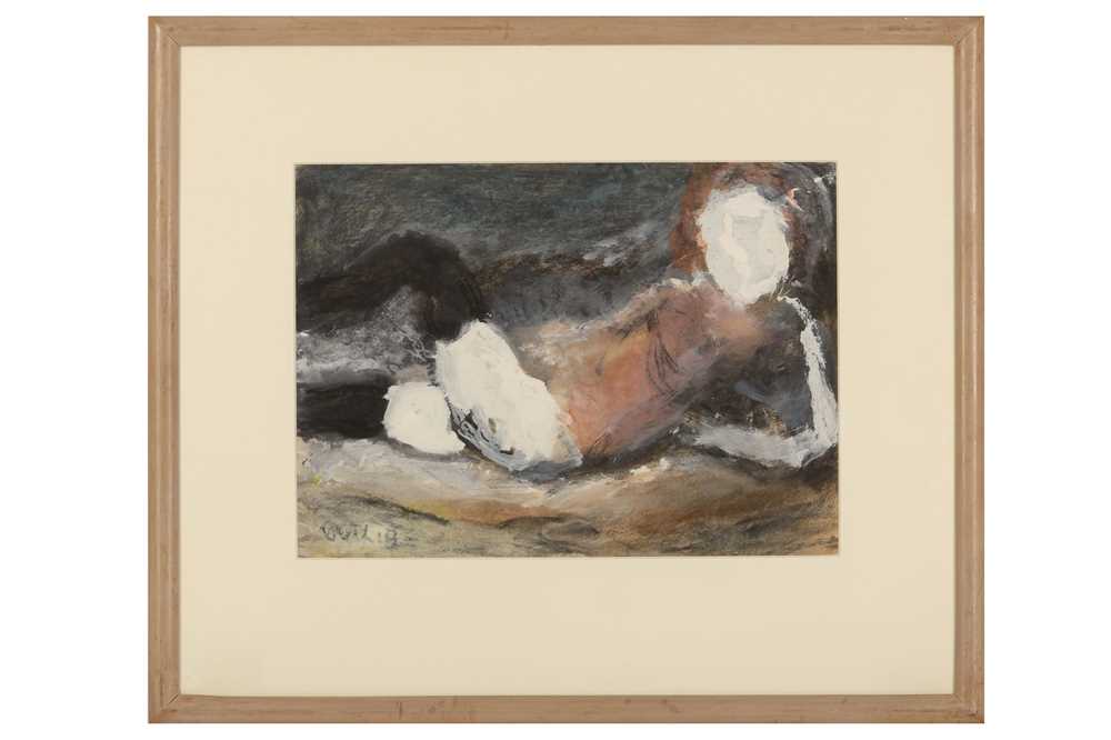 Lot 533 - HENRYK GOTLIB (POLISH 1890-1966) Reclining...